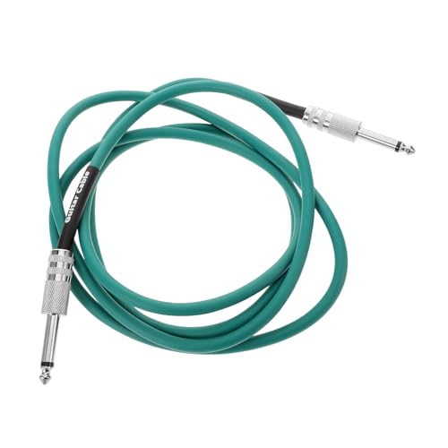Warmhm Audiokabel für E-Gitarre Gitarren-Patchkabel Audiogerätekabel Kabel für gitarre Effektorkabel Instrumentenkabel Videokabel Gitarrenverstärkerkabel vernickelt Green von Warmhm