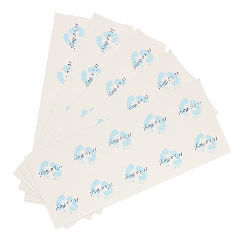 Warmhm Aufkleber Für Umschläge Box-Aufkleber 3 X 3 cm Babyparty-Aufkleber Geschlecht Offenbaren Party-Dekorationen von Warmhm