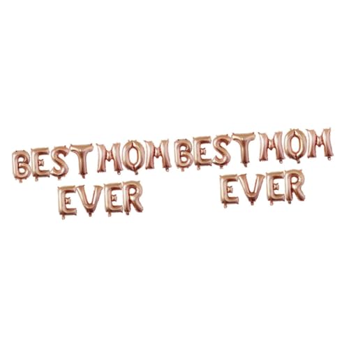 Warmhm Beste Luftballons Set – Rose Gold Folie Ballons Mit „Beste Immer Schriftzug – Perfekte Dekoration Für Muttertag - Geburtstagsfeier Und Foto-Requisiten Warmhm Beste Luftballons Set – Rose Gold Folie Ballons Mit „Beste Immer Schriftzug – Perfekte Dekoration Für Muttertag - Geburtstagsfeier Und Foto-Requisiten von Warmhm