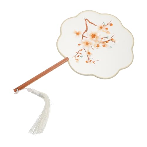 Warmhm Bestickter Runder Handfächer aus Leichter Traditioneller Chinesischer Fächer mit Detaillierter Stickerei für Tanz Hochzeit und Dekoration Warmhm Bestickter Runder Handfächer aus Leichter Traditioneller Chinesischer Fächer mit Detaillierter Stickerei für Tanz Hochzeit und Dekoration von Warmhm