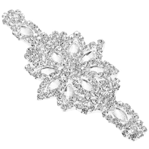 Warmhm Bridal Belt Patches Silberfarbene Strass Applikationen Aufbügeln Hochwertige Brautschärpen Dekoration für Kleider Handgefertigte Glitzernde Verzierungen für Brautmode Warmhm Bridal Belt Patches Silberfarbene Strass Applikationen Aufbügeln Hochwertige Brautschärpen Dekoration für Kleider Handgefertigte Glitzernde Verzierungen für Brautmode von Warmhm