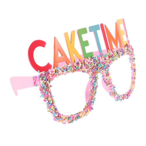 Warmhm Brillenkuchen Kostüm Mode Retro-Brille kreative Brillen Junggesellinnenabschied Party lustige witzige lustige Brille Geburtstagsbrille Requisiten STK Rosa Warmhm Brillenkuchen Kostüm Mode Retro-Brille kreative Brillen Junggesellinnenabschied Party lustige witzige lustige Brille Geburtstagsbrille Requisiten STK Rosa von Warmhm