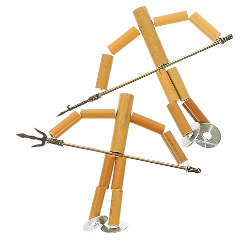 Warmhm DIY Puppenbau aus Bambus Kreatives Bastelmaterial für Fördert Fingerfertigkeit für Gemeinsames Lernen und Handarbeit Teiliges von Warmhm