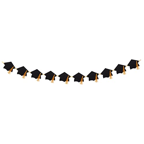 Warmhm Doktor Graduation Banner Schwarze Quaste Kappe Girlande Foto Prop Für Graduation Party Warmhm Doktor Graduation Banner Schwarze Quaste Kappe Girlande Foto Prop Für Graduation Party von Warmhm
