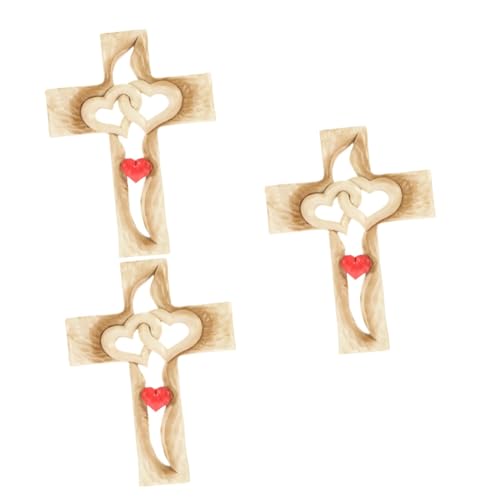 Warmhm Elegantes Holzkreuz Mit Verschlungenen Herzen – Rustikale Tischdekoration Für Taufen Und Religiöse Anlässe - Ideales Taufgeschenk Für Jungen - Liebevolle Wohnkultur Aus Hochwertigem Warmhm Elegantes Holzkreuz Mit Verschlungenen Herzen – Rustikale Tischdekoration Für Taufen Und Religiöse Anlässe - Ideales Taufgeschenk Für Jungen - Liebevolle Wohnkultur Aus Hochwertigem von Warmhm