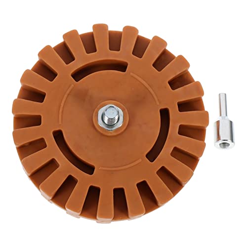 Warmhm Entferner Radiergummi Wheel für Autoaufkleber Werkzeug zum Entfernen von Vinyl Stickern mit Elektrischem Bohreradapter Langlebiges Sicheres Gummimaterial Einfach zu Bedienen für von Warmhm
