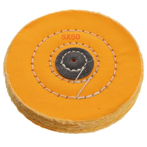 Warmhm Fabric Polishing Wheel für Schmuck Schmuckstein Metall Polierpad für Poliermaschine Einfach zu Montieren Vielseitig Einsetzbar für Präzises Schleifen und Hochglanzfinish Warmhm Fabric Polishing Wheel für Schmuck Schmuckstein Metall Polierpad für Poliermaschine Einfach zu Montieren Vielseitig Einsetzbar für Präzises Schleifen und Hochglanzfinish von Warmhm