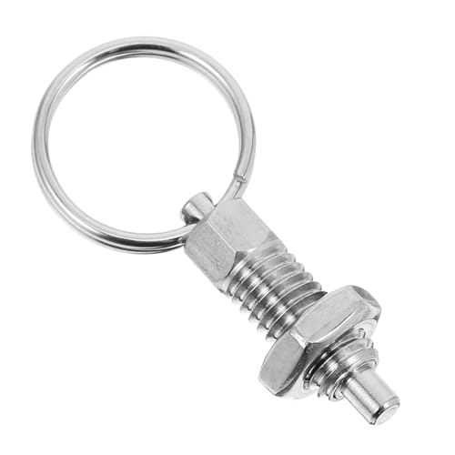 Warmhm Federverriegelungsstift Mit Zugring, Federbelasteter Edelstahlriegel Für Anhängertore, Nutzanhänger-hebetorriegel Und Federverriegelungsstift Warmhm Federverriegelungsstift Mit Zugring, Federbelasteter Edelstahlriegel Für Anhängertore, Nutzanhänger-hebetorriegel Und Federverriegelungsstift von Warmhm