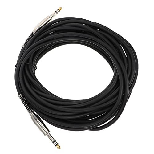 Warmhm Gitarren-audiokabel Musical Bass Stereokabel Instrumentenkabel Gitarrenkabel Lautsprecherkabel Gitarre Patchkabel Gitarre Professionelles Kabel Für E-gitarre Black Umweltschutz-pvc von Warmhm