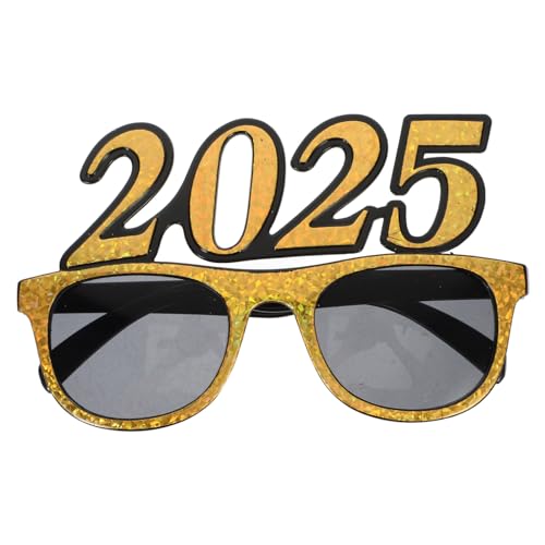 Warmhm Goldene Rahmenbrille für Silvesterfeiern Lustige Partybrille für Abschlussfeiern und Besondere Anlässe Leicht und Sorgt für Tolle Fotos Warmhm Goldene Rahmenbrille für Silvesterfeiern Lustige Partybrille für Abschlussfeiern und Besondere Anlässe Leicht und Sorgt für Tolle Fotos von Warmhm