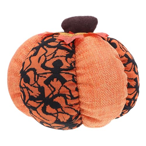 Warmhm Handgefertigte Stoffkürbisse mit Fröhlichen Gesichtern Gefüllt mit PP Baumwolle Wiederverwendbare Halloween Deko Lebendige Tischmitte Kürbis Ornamente für Herbstparty und Warmhm Handgefertigte Stoffkürbisse mit Fröhlichen Gesichtern Gefüllt mit PP Baumwolle Wiederverwendbare Halloween Deko Lebendige Tischmitte Kürbis Ornamente für Herbstparty und von Warmhm