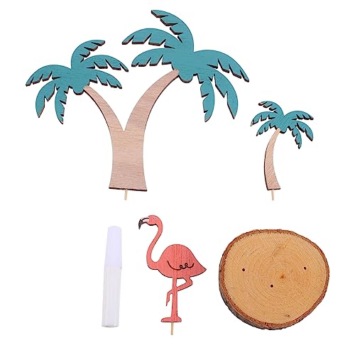 Warmhm Hawaiianischer Schmuck – Holzornament Zur Dekoration Flamingo-tierornament Für Zuhause Und Party Warmhm Hawaiianischer Schmuck – Holzornament Zur Dekoration Flamingo-tierornament Für Zuhause Und Party von Warmhm