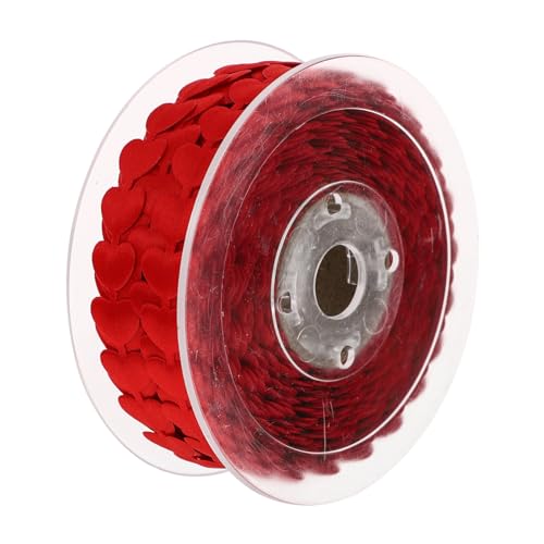 Warmhm Herz Geschenkband Mit Draht - Rot - Dekoratives Band Mit Herzen Für Valentinstag Und Hochzeiten Ideal Zum Verpacken Von Geschenken Oder Für Kreative Bastelprojekte Warmhm Herz Geschenkband Mit Draht - Rot - Dekoratives Band Mit Herzen Für Valentinstag Und Hochzeiten Ideal Zum Verpacken Von Geschenken Oder Für Kreative Bastelprojekte von Warmhm