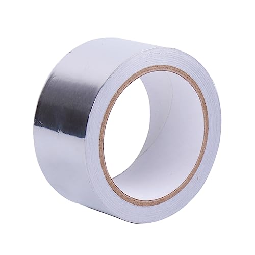 Warmhm Hitzebeständiges Aluminiumfolie Dichtband Selbstklebend für Rohrabdichtungen Flexibles Klebeband für Klimaanlagen Kühlschränke und von Warmhm