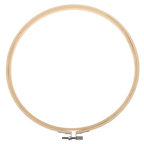 Warmhm 1stück Bambus Stickrahmen Diy Stickerei Kreis Für Handarbeiten Für Kreuzstich Und Nähprojekte Vielseitig Einsetzbar Als Dekorationstool von Warmhm