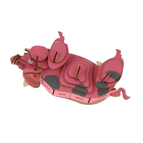 Warmhm Holzpuzzle Welpenspielzeug DIY Holzmodell Puzzlespielzeug Holzschreibtisch Display 3D Schweinemodell Holzbausätze Schweinebausätze Pädagogisches Holzspielzeug Puzzle Rosa Warmhm Holzpuzzle Welpenspielzeug DIY Holzmodell Puzzlespielzeug Holzschreibtisch Display 3D Schweinemodell Holzbausätze Schweinebausätze Pädagogisches Holzspielzeug Puzzle Rosa von Warmhm