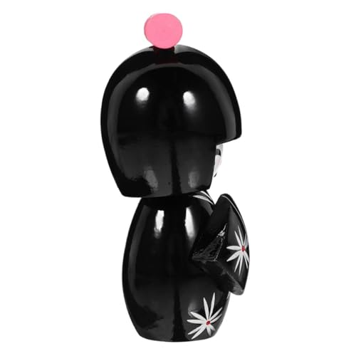 Warmhm Japanische Kimono-Puppe, Handgefertigtes Holzornament, Für Den Schreibtisch, Traditionelle Japanische Kimono-mädchenfigur, Für Zuhause, Sushi-Restaurant, Dekoration von Warmhm