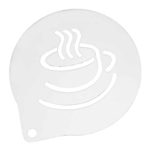 Warmhm Kaffee-Latte-Form Kaffeetassen Becher Cappuccino geformt wiederverwendbare Latte-Schablonen Kaffeekunst-Vorlagen Milchspray-Vorlage DIY Latte-Schablonen Acryl Transparent Warmhm Kaffee-Latte-Form Kaffeetassen Becher Cappuccino geformt wiederverwendbare Latte-Schablonen Kaffeekunst-Vorlagen Milchspray-Vorlage DIY Latte-Schablonen Acryl Transparent von Warmhm