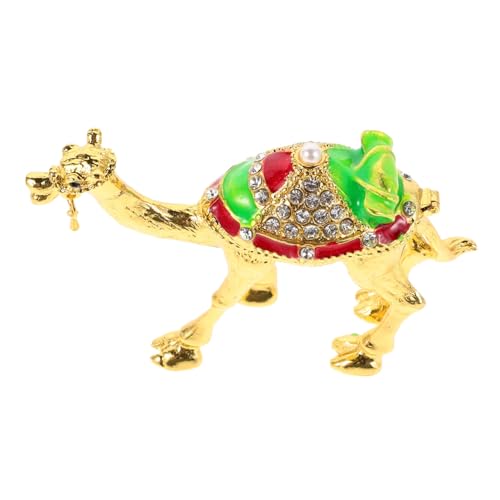 Warmhm Kasten Kamel-schmuckkästchen Vintage-Tier-scharnierdekor Kamelfiguren Hand Kamel Zubehör Schmuckschatullen Aufklappbar Figuren-ohrring Kamelfigur Ornament Aluminiumlegierung Golden Warmhm Kasten Kamel-schmuckkästchen Vintage-Tier-scharnierdekor Kamelfiguren Hand Kamel Zubehör Schmuckschatullen Aufklappbar Figuren-ohrring Kamelfigur Ornament Aluminiumlegierung Golden von Warmhm