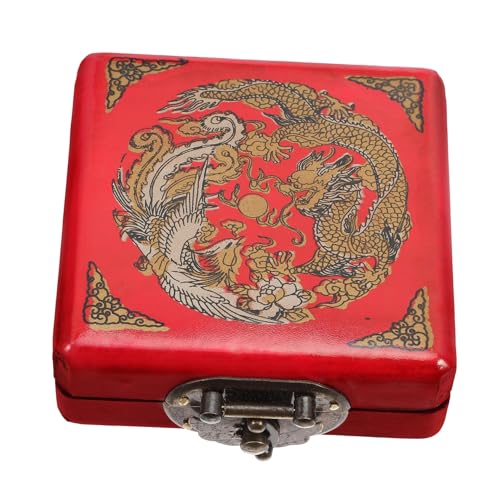 Warmhm Kasten antike schmuckschatulle japanische Schmuckstücke Lack Schmuckkästchen die chinesen storage boxes holzbox Ohrringe Organizer für Frauen Schmuckorganisator für Damen Eisen rot Warmhm Kasten antike schmuckschatulle japanische Schmuckstücke Lack Schmuckkästchen die chinesen storage boxes holzbox Ohrringe Organizer für Frauen Schmuckorganisator für Damen Eisen rot von Warmhm