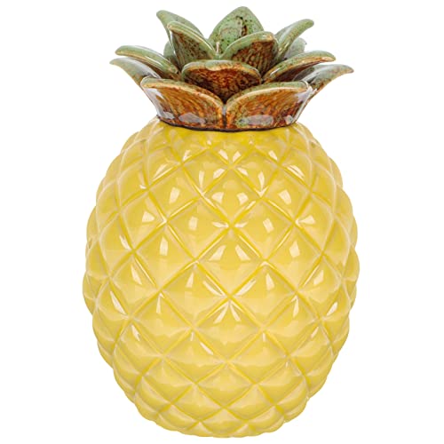 Warmhm Keramische Teedose im Ananas Design mit Deckel Versiegelte Tee Aufbewahrungsbox für Tee Süßigkeiten und Snacks Dekorative Aufbewahrungslösung für Zuhause und Büro Warmhm Keramische Teedose im Ananas Design mit Deckel Versiegelte Tee Aufbewahrungsbox für Tee Süßigkeiten und Snacks Dekorative Aufbewahrungslösung für Zuhause und Büro von Warmhm