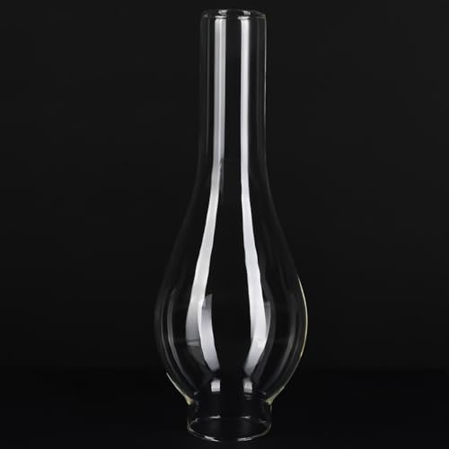 Warmhm Klarglas-Öllampenkamin Für Die Vintage- Und Restaurierung Antiker Öl- Und Petroleumlampenabdeckung Mundgeblasener Klarglas-Kaminlampenschirm von Warmhm