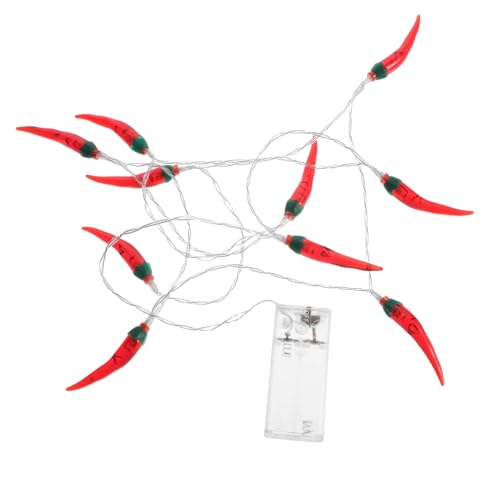 Warmhm LED Lichterkette Außen mit Roten Chili lampen Tragbar für Camping Festivals und Indoor dekoration Einfache Installation Stimmungsvolle Partybeleuchtung Warmhm LED Lichterkette Außen mit Roten Chili lampen Tragbar für Camping Festivals und Indoor dekoration Einfache Installation Stimmungsvolle Partybeleuchtung von Warmhm
