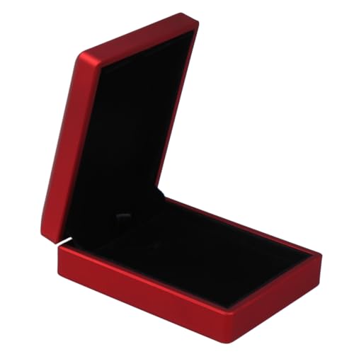 Warmhm LED Schmuckbox mit LED Beleuchtung für Ringe und Anhänger Rote Aufbewahrungsbox Stilvolles Design für und Besondere Anlässe Warmhm LED Schmuckbox mit LED Beleuchtung für Ringe und Anhänger Rote Aufbewahrungsbox Stilvolles Design für und Besondere Anlässe von Warmhm