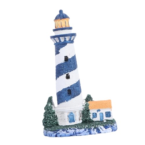 Warmhm Leuchtturm Zimmer Dekoration Harz Leuchtturm Ornament Mediterranen Stil Meer Schmuck Sicher Warmhm Leuchtturm Zimmer Dekoration Harz Leuchtturm Ornament Mediterranen Stil Meer Schmuck Sicher von Warmhm