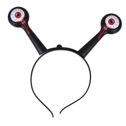 Warmhm Lustiges Eyeball Stirnband Halloween Kopfschmuck Verstellbar Leicht für Damen Karneval Party Kostümaccessoire von Warmhm