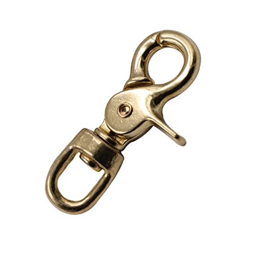 Warmhm Messing Lobster Clasp Oval Drehgelenk Karabiner Verschluss für Lederband Riemen Taschen Zubehör Robust Sicherer Schnappverschluss für Gürtel und Lederwaren Warmhm Messing Lobster Clasp Oval Drehgelenk Karabiner Verschluss für Lederband Riemen Taschen Zubehör Robust Sicherer Schnappverschluss für Gürtel und Lederwaren von Warmhm