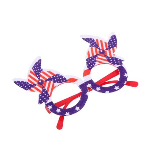 Warmhm Patriotische Partybrille Windmühlen Design Kunststoff Einheitsgröße Unisex Komfortabel Burrfrei Independence Day Dekoration für Erwachsene Warmhm Patriotische Partybrille Windmühlen Design Kunststoff Einheitsgröße Unisex Komfortabel Burrfrei Independence Day Dekoration für Erwachsene von Warmhm