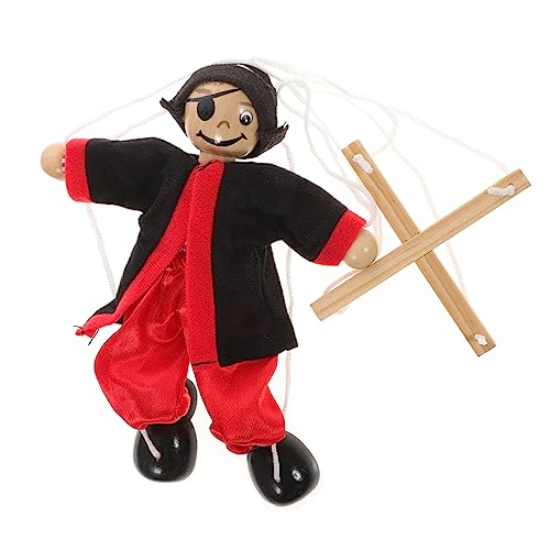Warmhm Piraten Marionette Puppenspielzeug Interaktive Holzfigur mit Zugfaden Lustiges Piratenspielzeug für Fingerfertigkeit und Kreativität Zufälliger Stil Warmhm Piraten Marionette Puppenspielzeug Interaktive Holzfigur mit Zugfaden Lustiges Piratenspielzeug für Fingerfertigkeit und Kreativität Zufälliger Stil von Warmhm