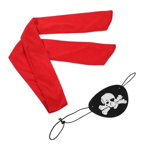 Warmhm Piratenkostüm Zubehör mit Verstellbarem Kopftuch und Augenklappe Weiches Material Komfortabel Vielseitig für Karneval Cosplay und Piratenparty Damen Herren Geeignet Warmhm Piratenkostüm Zubehör mit Verstellbarem Kopftuch und Augenklappe Weiches Material Komfortabel Vielseitig für Karneval Cosplay und Piratenparty Damen Herren Geeignet von Warmhm