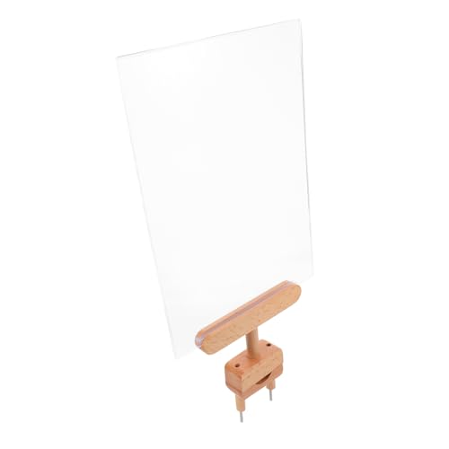 Warmhm Preisetikettenhalter aus Buchenholz Drehbarer Clip für Preisschilder und Werbeetiketten Format für Einzelhandel und Vielseitige Anwendungen von Warmhm
