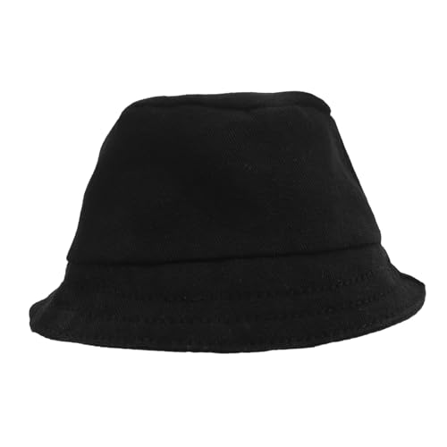 Warmhm Puppenkleidungszubehör Puppenaccessoire Puppenhut Kleine Puppenhüte Puppenbekleidungszubehör Puppenparty Dekoration Mini winzig gestrickt Mall-Hut Hut für Puppen Polyester Black von Warmhm