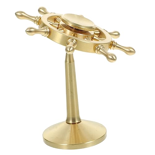 Warmhm Vintage Messing Rotierendes Schiffslenkrad Kreative Dekoration Für Desktop Schlafzimmer Balkon Und Garten Nautische Tischdeko Hochwertiges Handwerk Für Küstenthemen-Partys Warmhm Vintage Messing Rotierendes Schiffslenkrad Kreative Dekoration Für Desktop Schlafzimmer Balkon Und Garten Nautische Tischdeko Hochwertiges Handwerk Für Küstenthemen-Partys von Warmhm