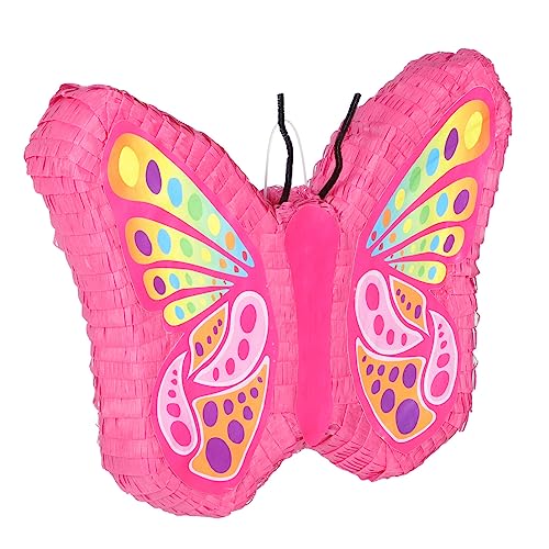 Warmhm Outdoor-Spielzeug Für Kleinkinder Schmetterling Pinata Mädchen Geburtstagsparty 3D Pinata Rosa Schmetterling Fee Party Dekoration Für Mottoparty Foto Requisite 20X15. 7X3 von Warmhm