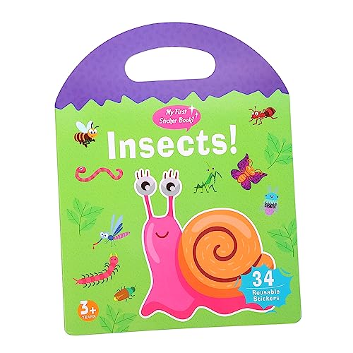 Warmhm Stickerbuch für Frühes Lernspielzeug Lustiges Aufkleberbuch für Vorschulkinder mit Insektenmotiven Warmhm Stickerbuch für Frühes Lernspielzeug Lustiges Aufkleberbuch für Vorschulkinder mit Insektenmotiven von Warmhm