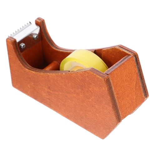 Warmhm Tierförmiger Klebebandspender aus Holz Tragbarer Klebebandabroller mit Einzigartigem Design für Zuhause und Büro Vielseitig Einsetzbar Langlebig und Benutzerfreundlich Design von Warmhm