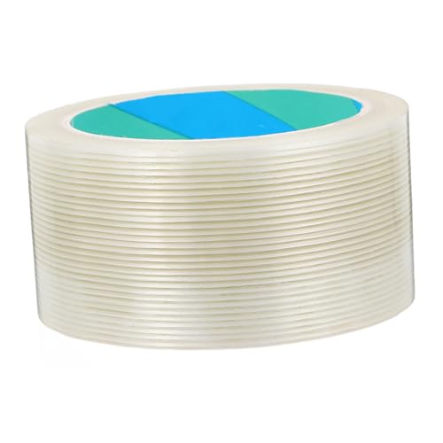 Warmhm Transparentes Faserverstärktes Klebeband Hochtemperaturbeständig Starkes Verstärktes Packband mit Hoher Klebkraft für Versand und Industrie Anwendungen von Warmhm