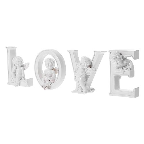 Warmhm Valentinstags-dekorset Aus Harz Mit Liebesbrief-Statue 4-teilig Liebesornamente Für Die Hochzeitsdekoration Als Zum Valentinstag Warmhm Valentinstags-dekorset Aus Harz Mit Liebesbrief-Statue 4-teilig Liebesornamente Für Die Hochzeitsdekoration Als Zum Valentinstag von Warmhm