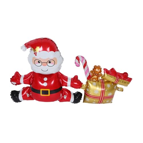 Warmhm Weihnachtsmann-Ballon aufblasbare Weihnachtsdekoration Mülleimer festlicher Kuchen goldene ballons weihnachtsballon aufblasbarer Folienballon Weihnachtsfeierzubehör Aluminiumfolie Warmhm Weihnachtsmann-Ballon aufblasbare Weihnachtsdekoration Mülleimer festlicher Kuchen goldene ballons weihnachtsballon aufblasbarer Folienballon Weihnachtsfeierzubehör Aluminiumfolie von Warmhm