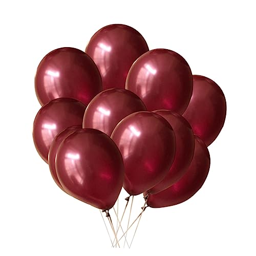 Warmhm Weinrote Latexballons Helium Ballons Für Hochzeiten Geburtstagsfeiern Und Dekoration Party Zubehör Weinrot Warmhm Weinrote Latexballons Helium Ballons Für Hochzeiten Geburtstagsfeiern Und Dekoration Party Zubehör Weinrot von Warmhm