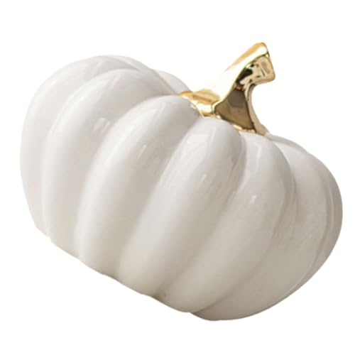Warmhm Weißes Keramik-kürbis-tischornament Halloween-kürbis- Heimbedarf Für Partys Warmhm Weißes Keramik-kürbis-tischornament Halloween-kürbis- Heimbedarf Für Partys von Warmhm