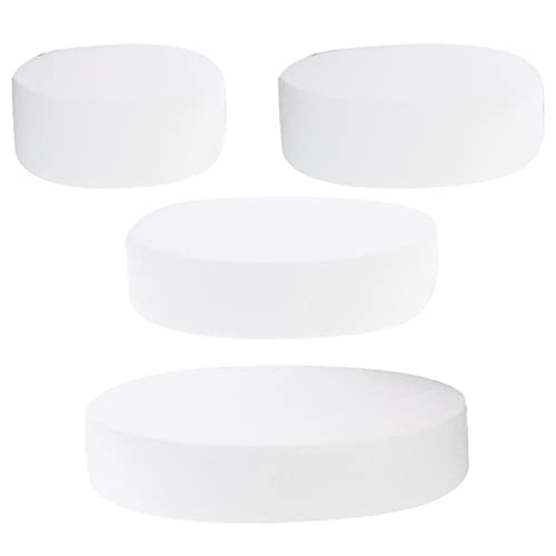 Warmhm Weißes Rundes Schaumstoff-Kuchenattrappen-Set 4 Stück Künstlicher Kuchen In 4 Größen Zum Dekorieren Und Basteln Kuchendekorations-Übungsattrappe Hochzeitstorte Backdisplays Warmhm Weißes Rundes Schaumstoff-Kuchenattrappen-Set 4 Stück Künstlicher Kuchen In 4 Größen Zum Dekorieren Und Basteln Kuchendekorations-Übungsattrappe Hochzeitstorte Backdisplays von Warmhm