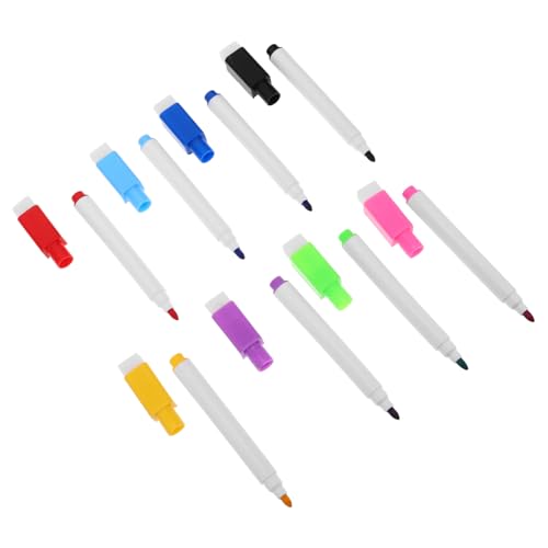 Warmhm Whiteboard-Stift Trocken abwischbare Mini-Marker Whiteboard-Marker mit Radiergummi Stifte für Acryl-Kühlschrank kurze Markierungen magnetische trocken abwischbare Marker Plastik Warmhm Whiteboard-Stift Trocken abwischbare Mini-Marker Whiteboard-Marker mit Radiergummi Stifte für Acryl-Kühlschrank kurze Markierungen magnetische trocken abwischbare Marker Plastik von Warmhm