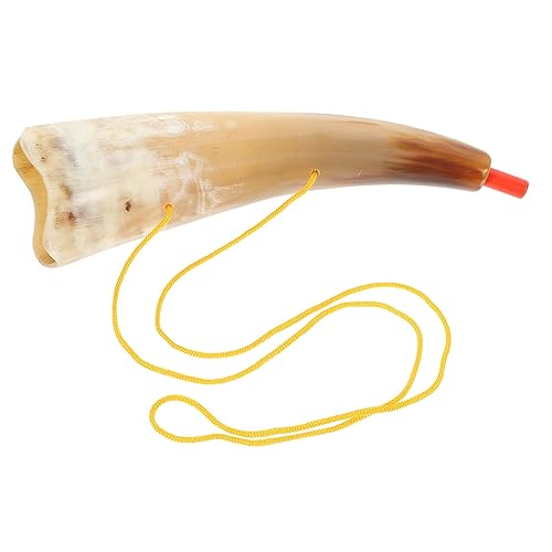 Warmhm Wikingerhorn für Piratenkostüme Authentisches für Halloween und Mottopartys Zufällige Farben für Bühnenauftritte und Dekoration von Warmhm
