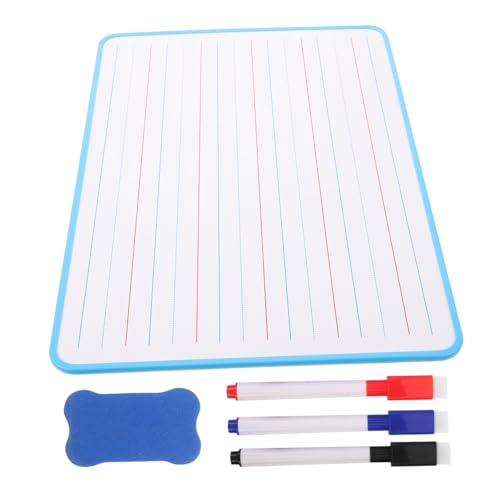 Warmhm Zeichenbrett für weiß trocken abwischbar klein Handschrift gefüttert einseitig Planke Trockenlöschbrett mit Linien Trockener Löschbrett weiße Boards für Studenten Plastik Warmhm Zeichenbrett für weiß trocken abwischbar klein Handschrift gefüttert einseitig Planke Trockenlöschbrett mit Linien Trockener Löschbrett weiße Boards für Studenten Plastik von Warmhm