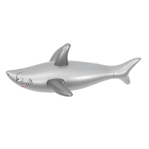 Warmhm aufblasbarer Hai Frosch aufblasbares Plüsch Hai- Tierisches Dekorationsobjekt Party luftballons für Meerestiere Hai-Schwimmbecken PVC Grey Warmhm aufblasbarer Hai Frosch aufblasbares Plüsch Hai- Tierisches Dekorationsobjekt Party luftballons für Meerestiere Hai-Schwimmbecken PVC Grey von Warmhm